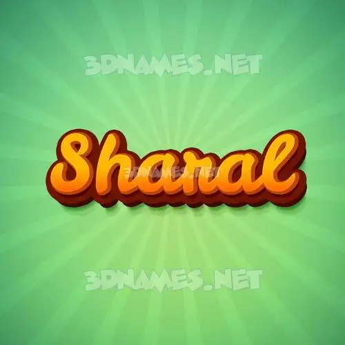 sharal in Green Rays style - 3D name wallpaper sharal in Green Rays style - 3D name wallpaper