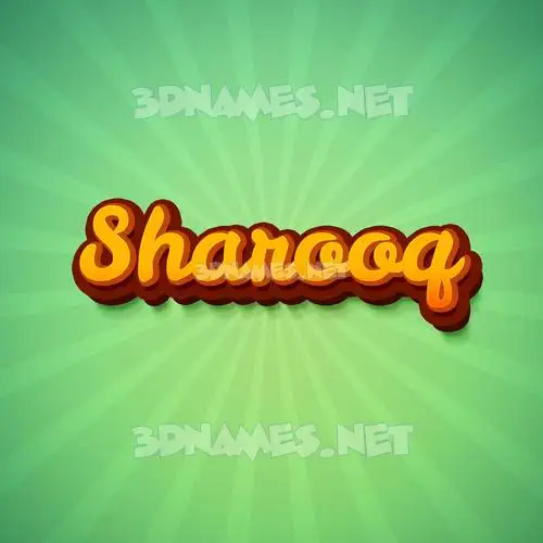 sharooq in Green Rays style - 3D name wallpaper sharooq in Green Rays style - 3D name wallpaper