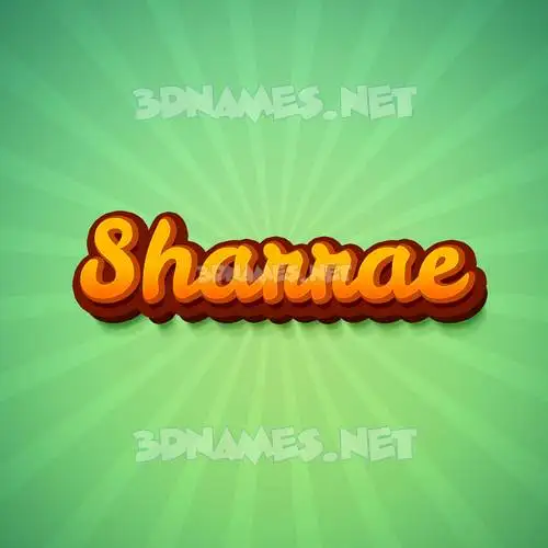 sharrae in Green Rays style - 3D name wallpaper sharrae in Green Rays style - 3D name wallpaper
