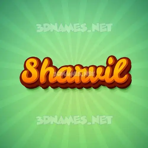 sharvil in Green Rays style - 3D name wallpaper sharvil in Green Rays style - 3D name wallpaper