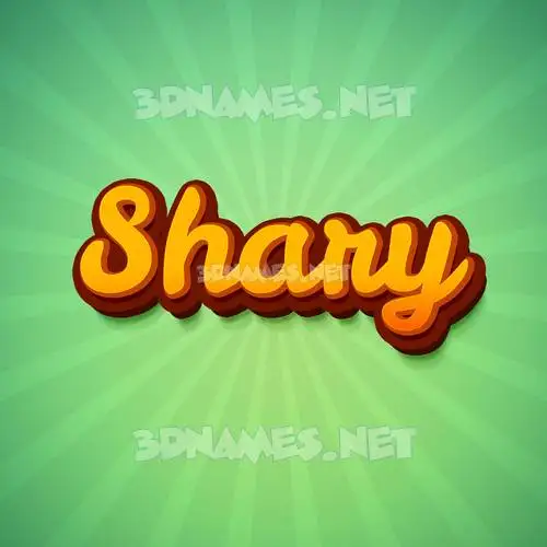 shary in Green Rays style - 3D name wallpaper shary in Green Rays style - 3D name wallpaper