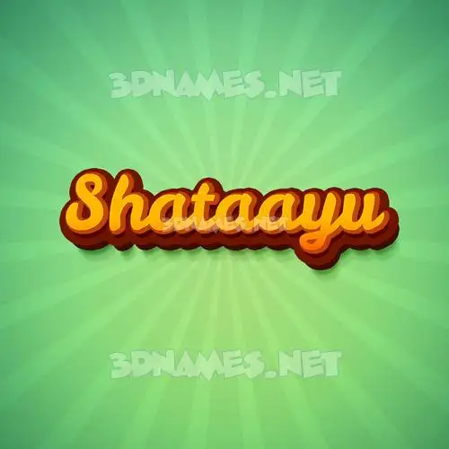shataayu in Green Rays style - 3D name wallpaper shataayu in Green Rays style - 3D name wallpaper