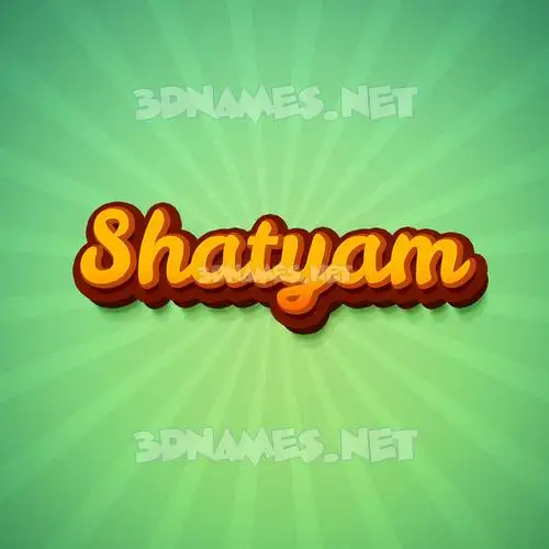 shatyam in Green Rays style - 3D name wallpaper shatyam in Green Rays style - 3D name wallpaper