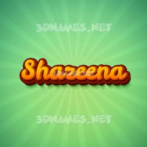 shazeena in Green Rays style - 3D name wallpaper shazeena in Green Rays style - 3D name wallpaper
