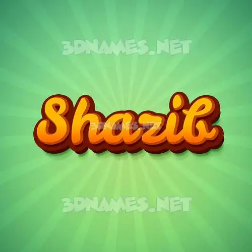 shazib in Green Rays style - 3D name wallpaper shazib in Green Rays style - 3D name wallpaper
