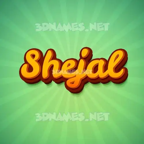 shejal in Green Rays style - 3D name wallpaper shejal in Green Rays style - 3D name wallpaper
