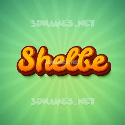 shelbe in Green Rays style - 3D name wallpaper shelbe in Green Rays style - 3D name wallpaper