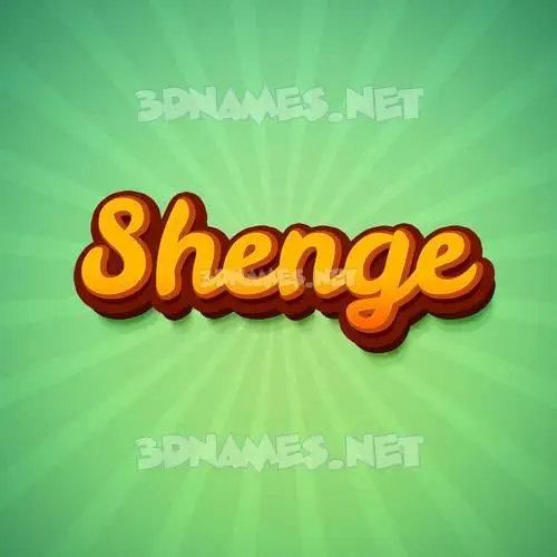 shenge in Green Rays style - 3D name wallpaper shenge in Green Rays style - 3D name wallpaper