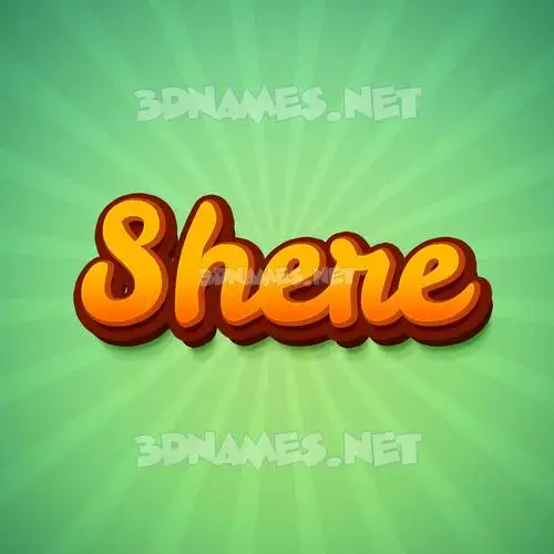 shere in Green Rays style - 3D name wallpaper shere in Green Rays style - 3D name wallpaper