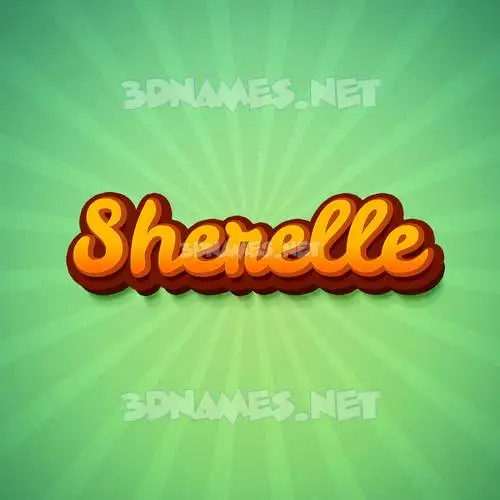 sherelle in Green Rays style - 3D name wallpaper sherelle in Green Rays style - 3D name wallpaper