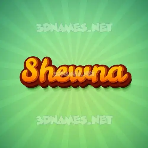 shewna in Green Rays style - 3D name wallpaper shewna in Green Rays style - 3D name wallpaper