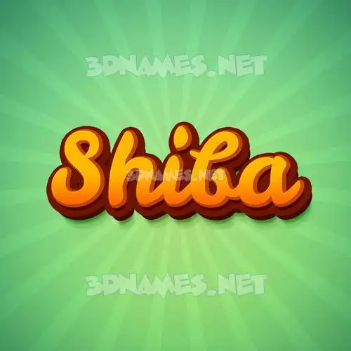 shiba in Green Rays style - 3D name wallpaper shiba in Green Rays style - 3D name wallpaper