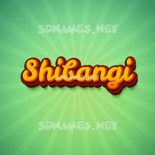 shibangi in Green Rays style - 3D name wallpaper shibangi in Green Rays style - 3D name wallpaper