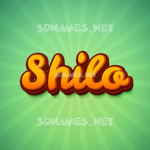 shilo in Green Rays style - 3D name wallpaper shilo in Green Rays style - 3D name wallpaper