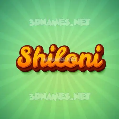 shiloni in Green Rays style - 3D name wallpaper shiloni in Green Rays style - 3D name wallpaper