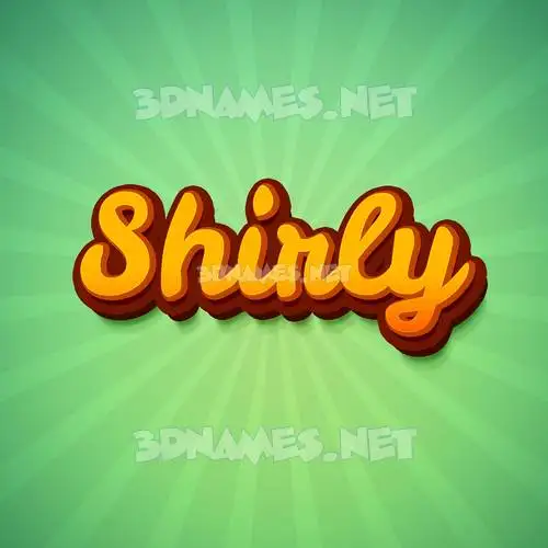 shirly in Green Rays style - 3D name wallpaper shirly in Green Rays style - 3D name wallpaper
