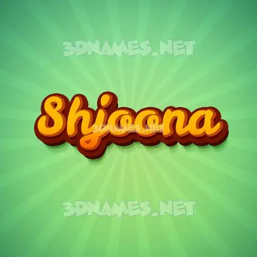 shjoona in Green Rays style - 3D name wallpaper shjoona in Green Rays style - 3D name wallpaper