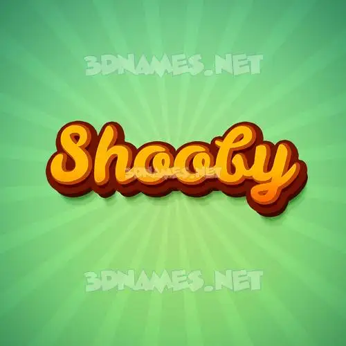 shooby in Green Rays style - 3D name wallpaper shooby in Green Rays style - 3D name wallpaper