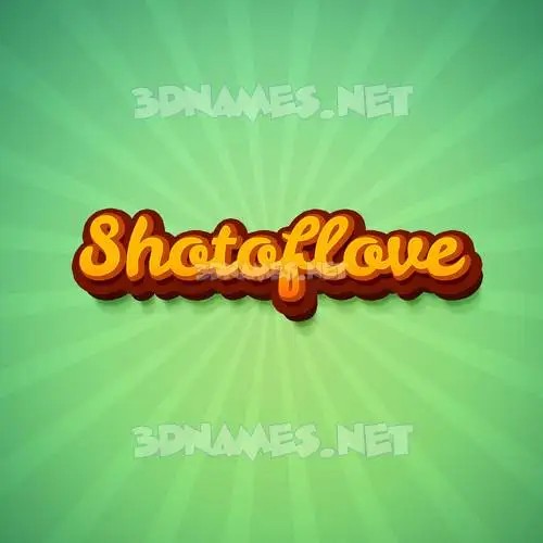 shotoflove in Green Rays style - 3D name wallpaper shotoflove in Green Rays style - 3D name wallpaper