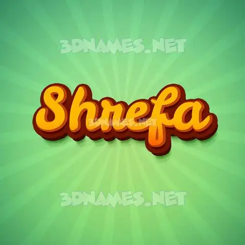 shrefa in Green Rays style - 3D name wallpaper shrefa in Green Rays style - 3D name wallpaper