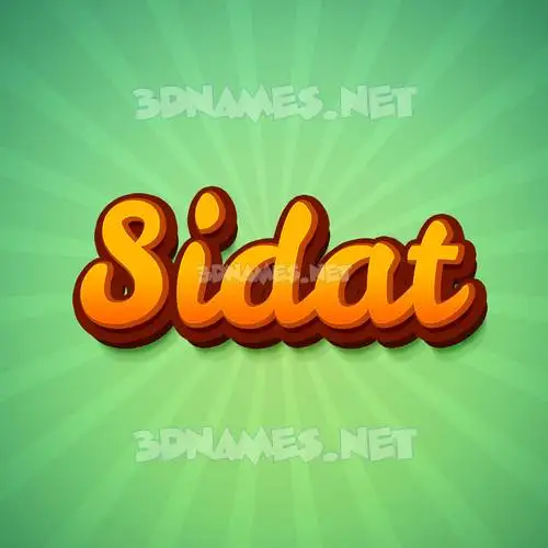 sidat in Green Rays style - 3D name wallpaper sidat in Green Rays style - 3D name wallpaper