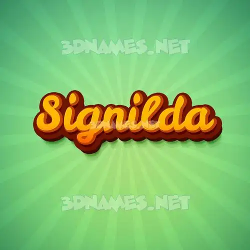 signilda in Green Rays style - 3D name wallpaper signilda in Green Rays style - 3D name wallpaper