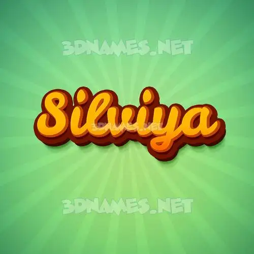 silviya in Green Rays style - 3D name wallpaper silviya in Green Rays style - 3D name wallpaper