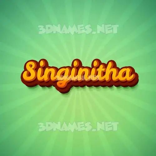 singinitha in Green Rays style - 3D name wallpaper singinitha in Green Rays style - 3D name wallpaper