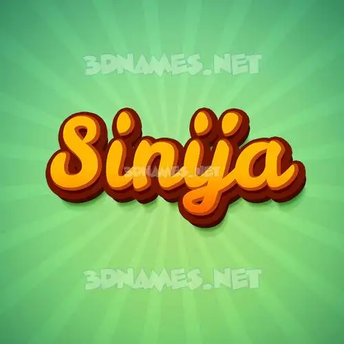 sinija in Green Rays style - 3D name wallpaper sinija in Green Rays style - 3D name wallpaper
