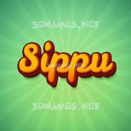 sippu in Green Rays style - 3D name wallpaper sippu in Green Rays style - 3D name wallpaper