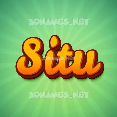 situ in Green Rays style - 3D name wallpaper situ in Green Rays style - 3D name wallpaper
