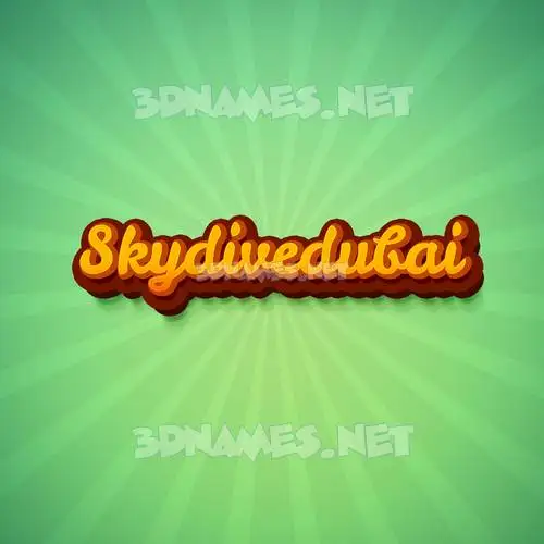skydivedubai in Green Rays style - 3D name wallpaper skydivedubai in Green Rays style - 3D name wallpaper