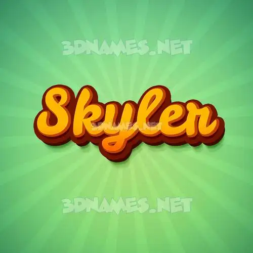 skyler in Green Rays style - 3D name wallpaper skyler in Green Rays style - 3D name wallpaper