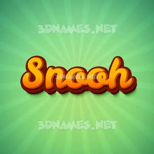snooh in Green Rays style - 3D name wallpaper snooh in Green Rays style - 3D name wallpaper