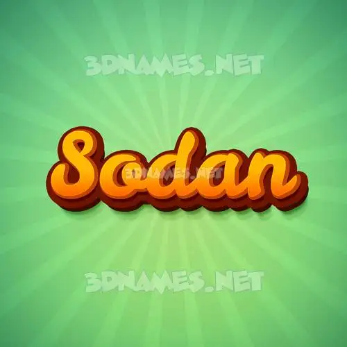 sodan in Green Rays style - 3D name wallpaper sodan in Green Rays style - 3D name wallpaper