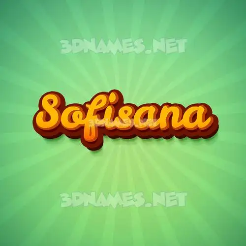 sofisana in Green Rays style - 3D name wallpaper sofisana in Green Rays style - 3D name wallpaper