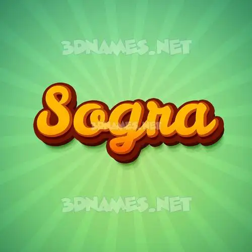 sogra in Green Rays style - 3D name wallpaper sogra in Green Rays style - 3D name wallpaper