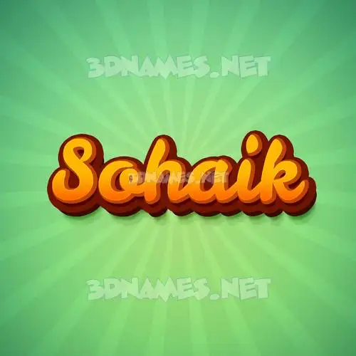 sohaik in Green Rays style - 3D name wallpaper sohaik in Green Rays style - 3D name wallpaper