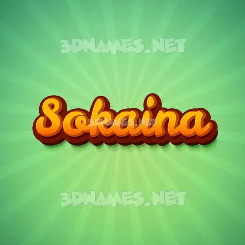sokaina in Green Rays style - 3D name wallpaper sokaina in Green Rays style - 3D name wallpaper
