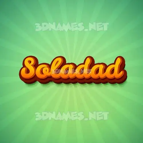 soladad in Green Rays style - 3D name wallpaper soladad in Green Rays style - 3D name wallpaper