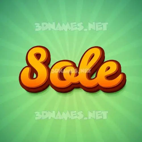 sole in Green Rays style - 3D name wallpaper sole in Green Rays style - 3D name wallpaper