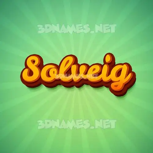 solveig in Green Rays style - 3D name wallpaper solveig in Green Rays style - 3D name wallpaper