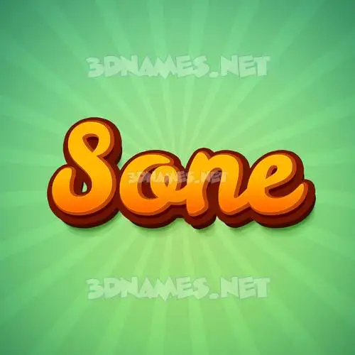 sone in Green Rays style - 3D name wallpaper sone in Green Rays style - 3D name wallpaper
