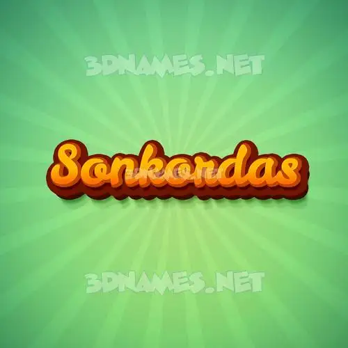 sonkordas in Green Rays style - 3D name wallpaper sonkordas in Green Rays style - 3D name wallpaper