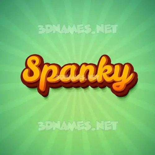 spanky in Green Rays style - 3D name wallpaper spanky in Green Rays style - 3D name wallpaper