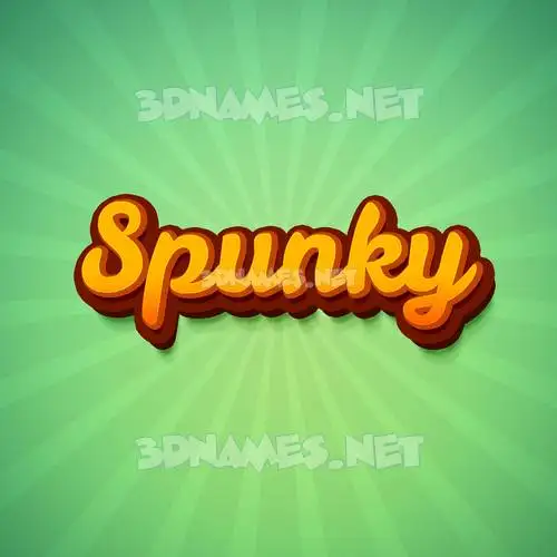 spunky in Green Rays style - 3D name wallpaper spunky in Green Rays style - 3D name wallpaper