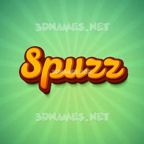 spuzz in Green Rays style - 3D name wallpaper spuzz in Green Rays style - 3D name wallpaper