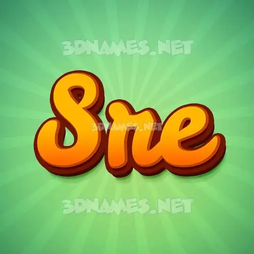 sre in Green Rays style - 3D name wallpaper sre in Green Rays style - 3D name wallpaper