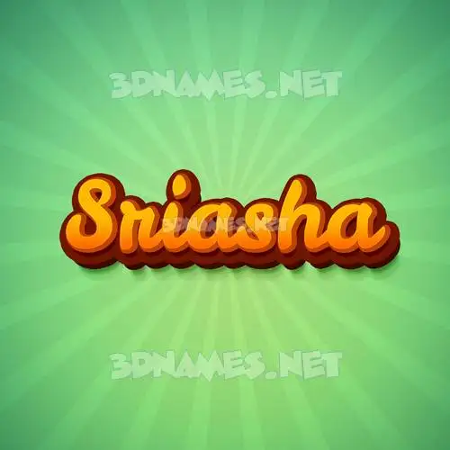 sriasha in Green Rays style - 3D name wallpaper sriasha in Green Rays style - 3D name wallpaper