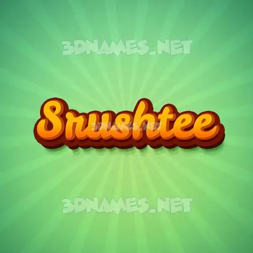 srushtee in Green Rays style - 3D name wallpaper srushtee in Green Rays style - 3D name wallpaper